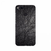 Black Leather Design Mobile Case Cover