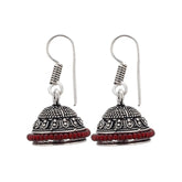 Generic Women's Alloy Hook Dangler Hanging Silver Plated Earrings-Silver