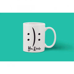 Generic Printed Ceramic Coffee Mug - 1 Pieces, White, 11oz