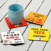 Wooden Coasters for Tea Coffee (Set of 4)