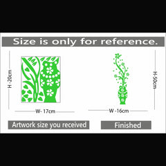 Generic Green Home Decor Radium Wall Sticker