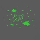 Generic Green Kids Room Decor Radium Wall Sticker