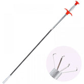 Generic Metal Wire Brush Hand Kitchen Sink Cleaning Hook Sewer Dredging Device Spring Pipe Hair Dredging Tool (Color: Assorted)