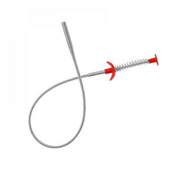 Generic Metal Wire Brush Hand Kitchen Sink Cleaning Hook Sewer Dredging Device Spring Pipe Hair Dredging Tool (Color: Assorted)