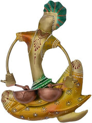 Metal Rajasthani Musicians Item showpiece - Decorative Items for Home | Gift Items | Showpieces | Home Decoration