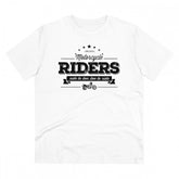 Generic Men's PC Cotton Bike Ride Design Printed T Shirt (Color: White, Thread Count: 180GSM)