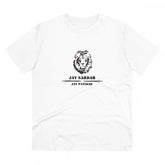 Generic Men's PC Cotton Jay Sardar Printed T Shirt (Color: White, Thread Count: 180GSM)