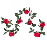 Generic Artificial Flowers Bunch Bouquet Of 5 Vintage Garden Roses For Home Decoration (Peach Pink, Material:Silk, Polyester)