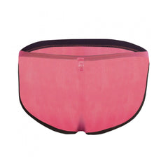 Generic Men's Mesh Power Net Transparent Sexy Brief Underwear (Coral)