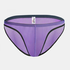 Generic Men's Mesh Power Net Transparent Sexy Brief Underwear (Ultra Violet)