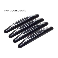 Generic Pack Of 4 Compact Microfibre Car Door Guard (White)