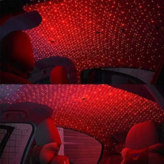 Generic Ambient Star Light 12V 360 Degree Rotation Use For Usb Party Decoration Disco Laser Light (Red)