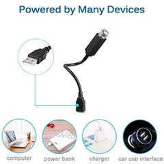 Generic Ambient Star Light 12V 360 Degree Rotation Use For Usb Party Decoration Disco Laser Light (Red)