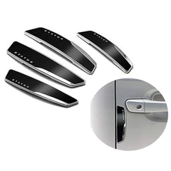 Generic Pack Of 4 Winner Plastic Car Door Guard Universal For Car (Black)