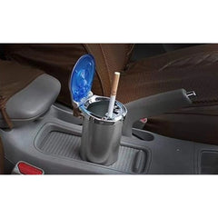 Generic Designer Car Ash Tray Ashtray With Blue Led Light & Rainbow Colors (Multicolor)