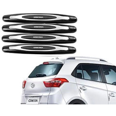 Generic Pack Of 4 Compact Microfibre Car Door Guard (White)