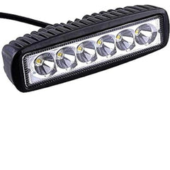 Generic 6 Led Straight Fog Lights Projector Lens (Black)