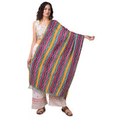 Generic Women's Chanderi Printed Dupatta (Multicolor, Length: 2.25 to 2.50 Mtr)