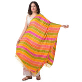 Generic Women's Chanderi Printed Dupatta (Multicolor, Length: 2.25 to 2.50 Mtr)