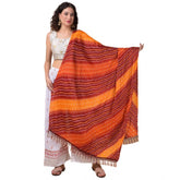Generic Women's Chanderi Printed Dupatta (Multicolor, Length: 2.25 to 2.50 Mtr)