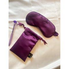 Generic Solid Satin Silk Eyemasks (Purple)