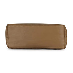 Generic Women's Polyurethane Textured Shoulder Bag (Light Brown)