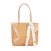 Generic Women's Polyurethane Textured, Croc Shoulder Bag (Yellow)