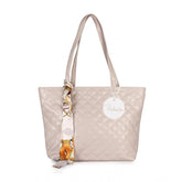 Generic Women's Polyurethane Textured Shoulder Bag (lavender)