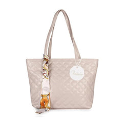 Generic Women's Polyurethane Textured Shoulder Bag (lavender)