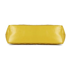 Generic Women's Polyurethane Textured Shoulder Bag (Yellow)