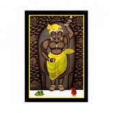 Generic Shrinathji Painting with Synthetic Photo Frame (Multicolor)