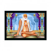Generic Bapasitaram Painting with Synthetic Photo Frame (Multicolor)