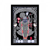 Generic Shrinathji Painting with Synthetic Photo Frame (Multicolor)