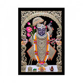 Generic Shrinathji Painting with Synthetic Photo Frame (Multicolor)