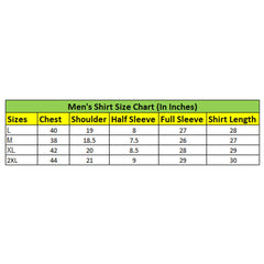 Generic Men's Casual Cotton Half Sleeve Solid Shirt (Lemon)