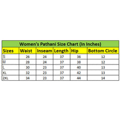 Generic Women's Casual Cotton Cambric Solid Elastic Waist Patiala Harem Pants (Green)