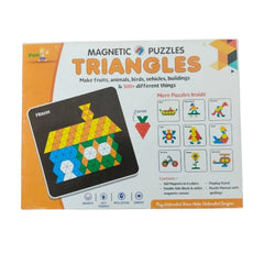 Magnetic Puzzle Triangle | Cardboard | Educational Toys| 3+ Years