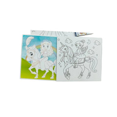 Fun With Coloring Board-Princess | Cardboard | Educational Toys| 3+ Years