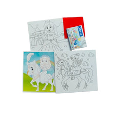 Fun With Coloring Board-Princess | Cardboard | Educational Toys| 3+ Years