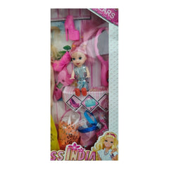 Barbie Doll Miss india Set | Plastic | Toys| 1+ Years