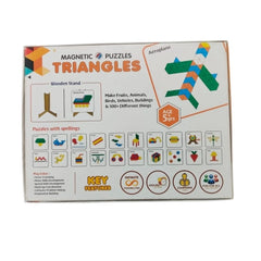 Magnetic Puzzle Triangle | Cardboard | Educational Toys| 3+ Years