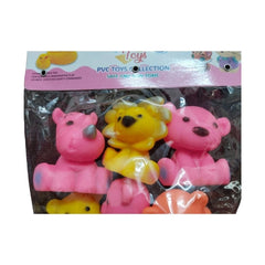 Bears And Dogs Chu Chu Toys | Rubber | Toys| 6+ Months