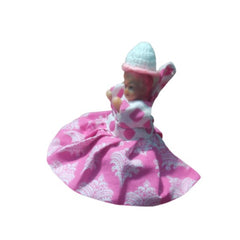 Generic Laddu Gopal Cottn Dress Size: 0 To 6 (Pink)