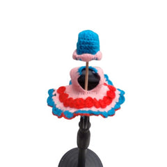 Generic Laddu Gopal Tharad Dress Size: 0 To 6 (Baby Pink-Red)