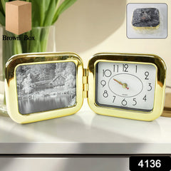 Portable Foldable Desk Clock ? Space-Saving and Stylish (1 Pc)