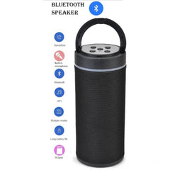 Generic Plastic Rubber Wireless KT125 Bluetooth Speaker (Black)