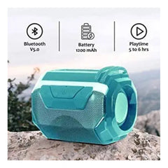 Generic Plastic Rubber Wireless A005 Bluetooth Speaker (Sky Blue)