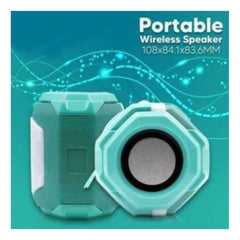 Generic Plastic Rubber Wireless A005 Bluetooth Speaker (Sky Blue)