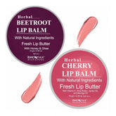 Generic Unisex Herbal Dark And Chapped Lips Beetroot & Cherry Lip Balm Pack Of 2 (20gm)