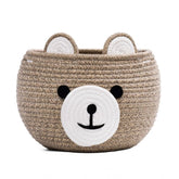 Generic Cotton Bear Shaped Storage Baskets Pack of 1 (Mix)